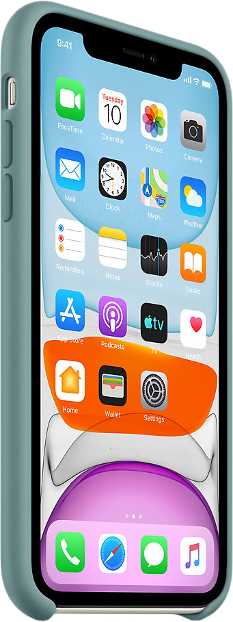 Чехол Silicone Case качество Lux для iPhone 11 дикий кактус