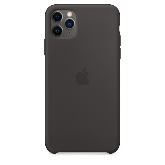 Чехол Silicone Case качество Lux для iPhone 11 Pro Max черный в Тюмени