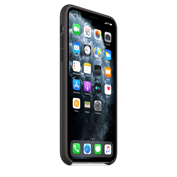 Чехол Silicone Case качество Lux для iPhone 11 Pro Max черный
