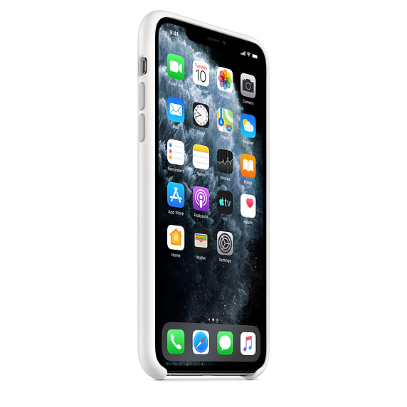 Чехол Silicone Case качество Lux для iPhone 11 белый