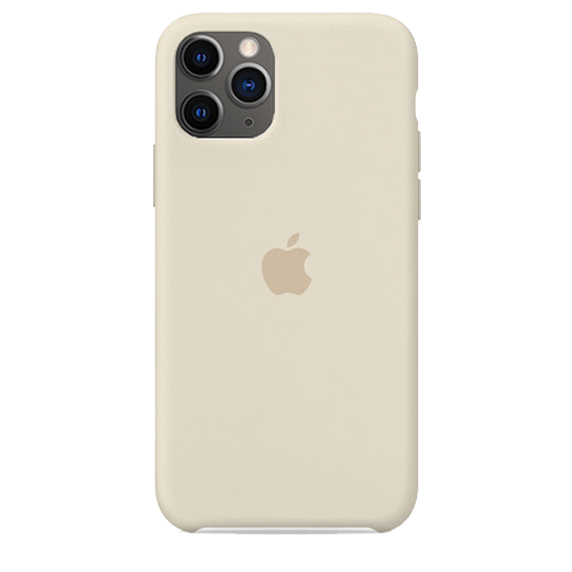 Чехол Silicone Case качество Lux для iPhone 11 Pro бежевый в Тюмени