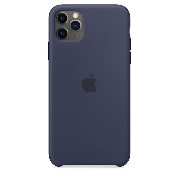 Чехол Silicone Case качество Lux для iPhone 11 Pro Max темно-синий в Тюмени