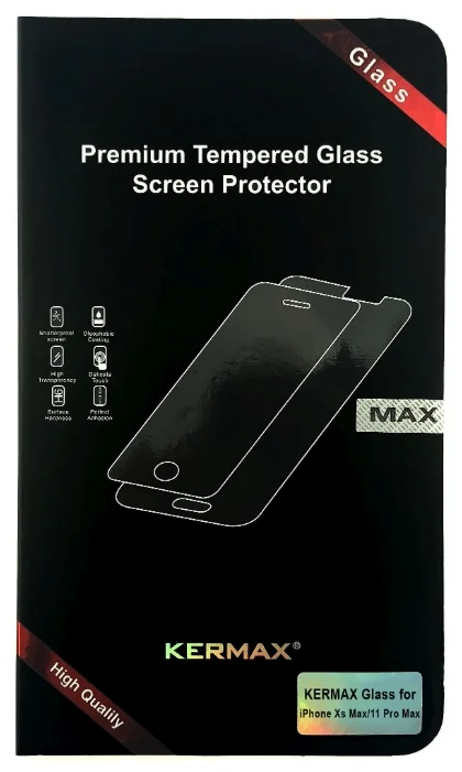 Прозрачное защитное стекло Kermax для iPhone XS Max/11 Pro Max
