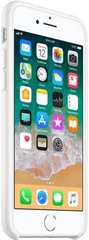 Чехол Silicone Case качество Lux для iPhone 7/8 белый