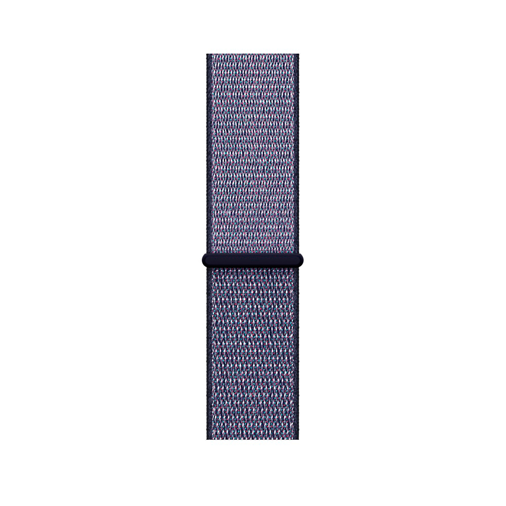 Ремешок спортивный браслет Apple Watch 42/44 мм синий