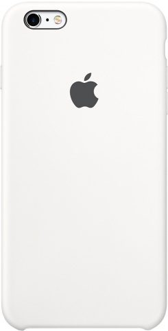 Чехол Silicone Case качество Lux для iPhone 6 Plus/6s Plus белый в Тюмени