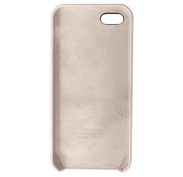 Чехол Silicone Case для iPhone 5/5s/SE светло-розовый