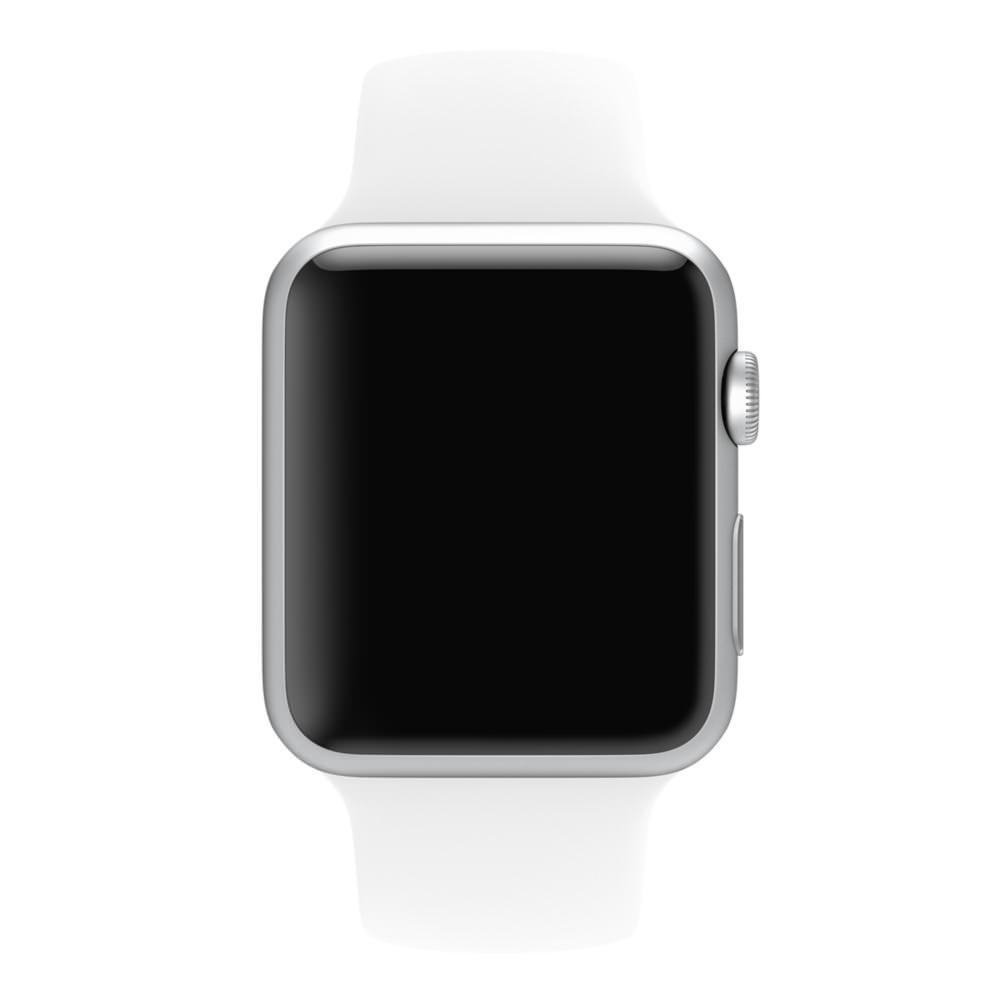 Силиконовый ремешок Apple Watch 38/40мм белый