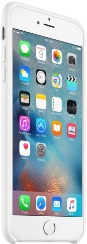 Чехол Silicone Case качество Lux для iPhone 6 Plus/6s Plus белый