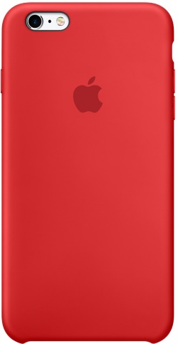Чехол Silicone Case качество Lux для iPhone 6/6s красный