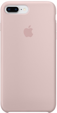 Чехол Silicone Case качество Lux для iPhone 7 Plus/8 Plus светло-розовый