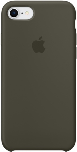 Чехол Silicone Case качество Lux для iPhone 7/8 темно оливковый в Тюмени