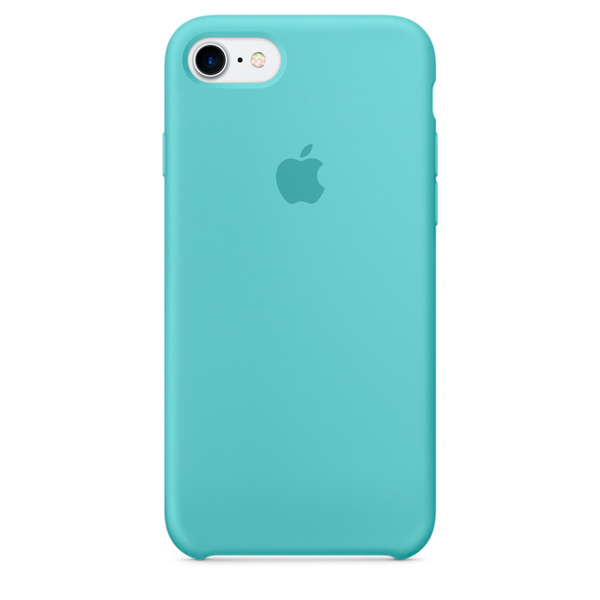 Чехол Silicone Case качество Lux для iPhone 7/8 бирюзовый в Тюмени