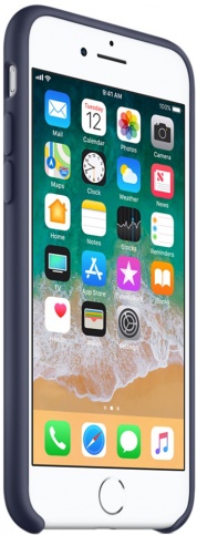 Чехол Silicone Case качество Lux для iPhone 7/8 темно синий