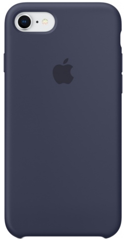 Чехол Silicone Case качество Lux для iPhone 7/8 темно синий в Тюмени