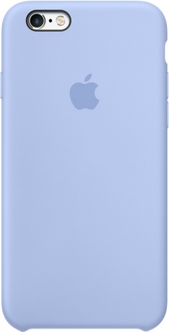 Чехол Silicone Case качество Lux для iPhone 6/6s светло-голубой