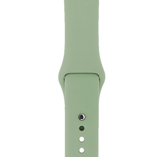 Силиконовый ремешок Apple Watch 38/40мм светло-зеленый