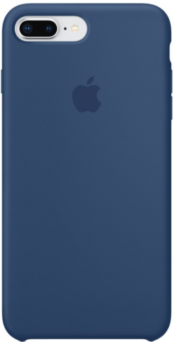 Чехол Silicone Case качество Lux для iPhone 7 Plus/8 Plus синий кобальт в Тюмени