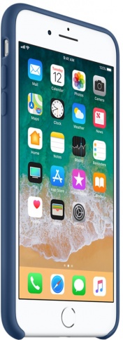 Чехол Silicone Case качество Lux для iPhone 7 Plus/8 Plus синий кобальт