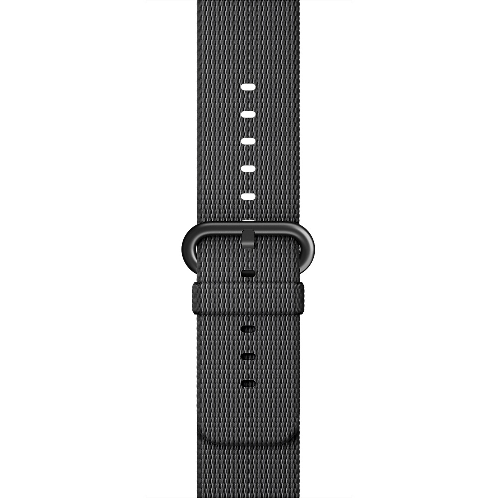 Ремешок Apple Watch 38/40мм из плетеного нейлона (темно-серый)