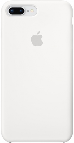 Чехол Silicone Case качество Lux для iPhone 7 Plus/8 Plus белый в Тюмени