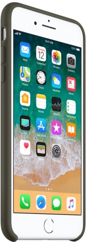 Чехол Silicone Case качество Lux для iPhone 7 Plus/8 Plus темно оливковый