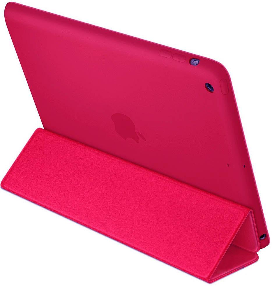 Смарт-кейс iPad (2018) темно-розовый
