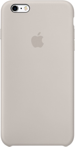 Чехол Silicone Case качество Lux для iPhone 6 Plus/6s Plus светло-серый