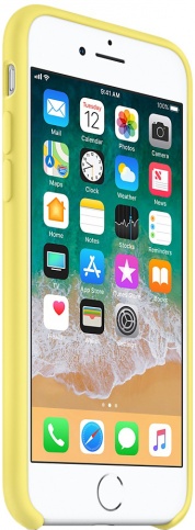 Чехол Silicone Case качество Lux для iPhone 7 Plus/8 Plus желтый