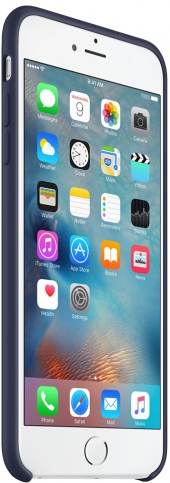 Чехол Silicone Case качество Lux для iPhone 6 Plus/6s Plus темно-синий