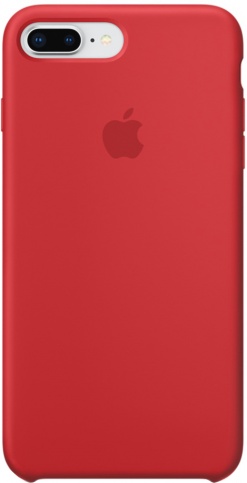 Чехол Silicone Case качество Lux для iPhone 7 Plus/8 Plus красный в Тюмени