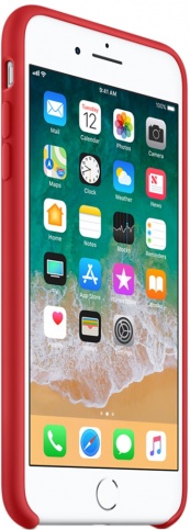 Чехол Silicone Case качество Lux для iPhone 7 Plus/8 Plus красный