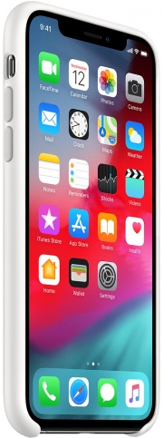Чехол Silicone Case качество Lux для iPhone Xs Max белый